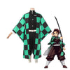 Anime Demon Slayer Kimetsu no Yaiba Tanjirou Kamado kimono Cosplay Costumes - Cosplay Clans