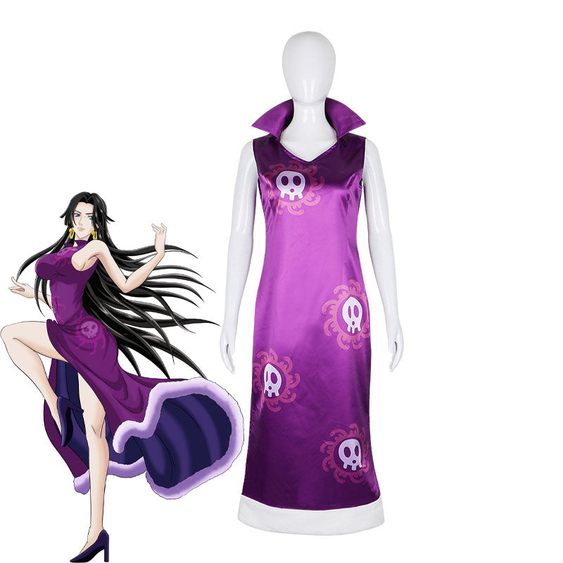 Anime One Piece Boa Hancock Dress Cosplay Costumes For Sales – Cosplay Clans Anime One Piece Boa Hancock Dress Cosplay Costumes For Sales – Cosplay Clans