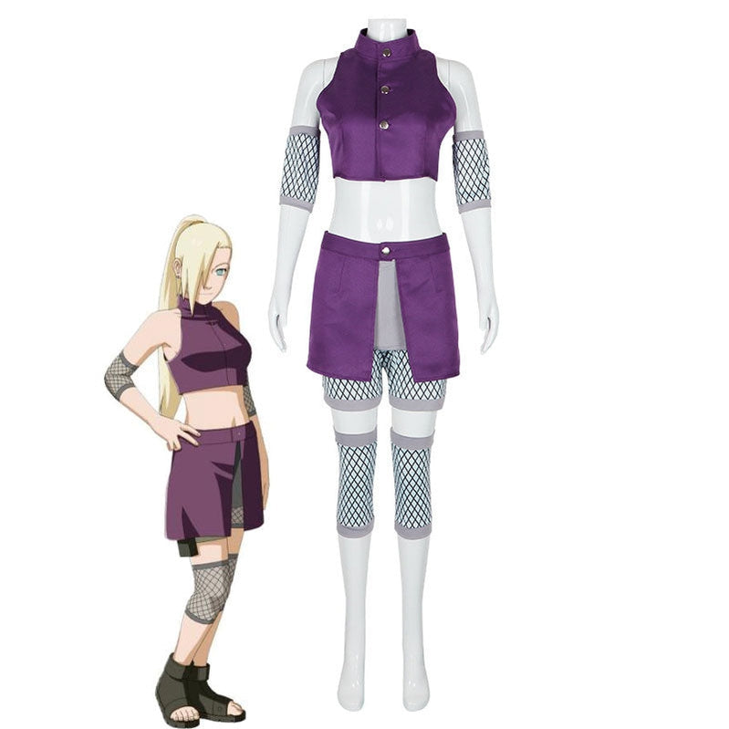 Anime Naruto Ultimate Ninja Storm Ino Yamanaka Cosplay Costumes