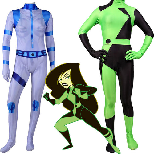 Disney Kim Possible Shego Cosplay Costumes