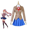 DDLC! Doki Doki Literature Club Monika Uniform Outfit Cosplay Costumes - Cosplay Clans