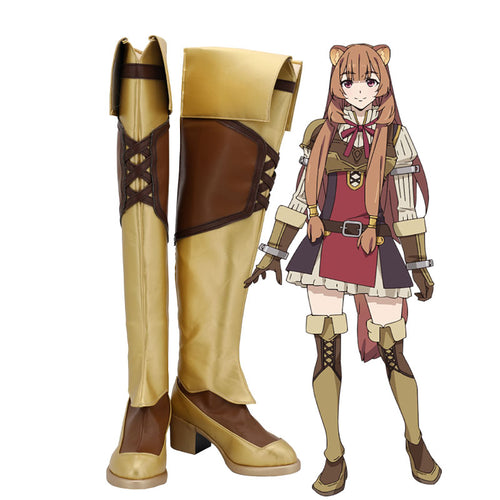 Anime The Rising Of The Shield Hero Raphtalia Cosplay Shoes