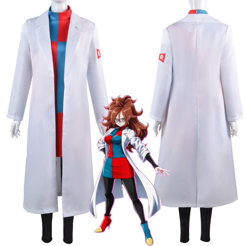 Anime Dragon Ball FighterZ Android 21 Cosplay Costume