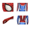 Spider-Man PS4 Peter Parker Spiderman Punk Rock Elastic Force Jumpsuit Cosplay Costume with Headgear and Vest Jacket - Cosplay Clans