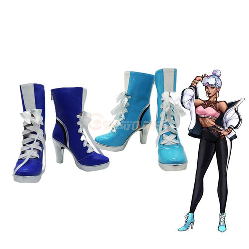 LOL True Damage Band Empress of the Elements Qiyana Cosplay Shoes - Cosplay Clans