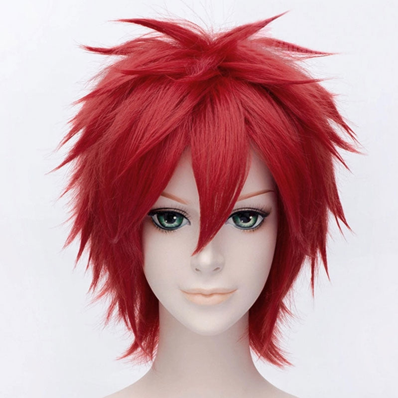 Anime Naruto Gaara Short Red Cosplay Wigs - Cosplay Clans