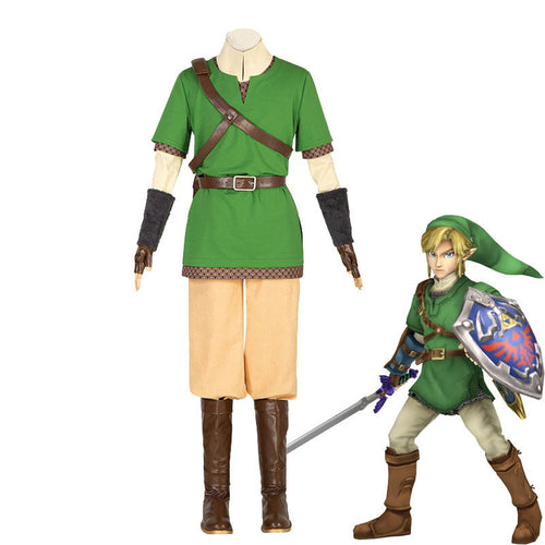 The Legend of Zelda: Skyward Sword Link Cosplay Costumes