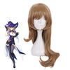 Game Genshin Impact Lisa Minci Brown Cosplay Wigs - Cosplay Clans