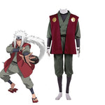Anime Naruto Jiraiya Ninja Set Cosplay Costume - Cosplay Clans