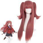 Anime Kakegurui Yumemite Yumemi 100cm Long Pink Straight Cosplay Wigs