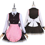 Anime Demon Slayer Kimetsu no Yaiba Nezuko Kamado Maid Outfit Cosplay Costumes - Cosplay Clans