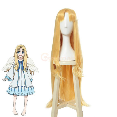 Anime The Rising of the Shield Hero Filo Blonde 90cm Long Straight Cosplay Wigs - Cosplay Clans