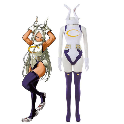 Anime My Hero Academia Miruko Bunny Girl Sexy Rabbit Jumpsuit Cosplay Costumes Boku no Hero Academia  - Cosplay Clans