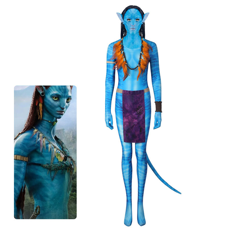 Movie Avatar 2 The Way of Water Neytiri Mask Cosplay Props - Cosplay Clan