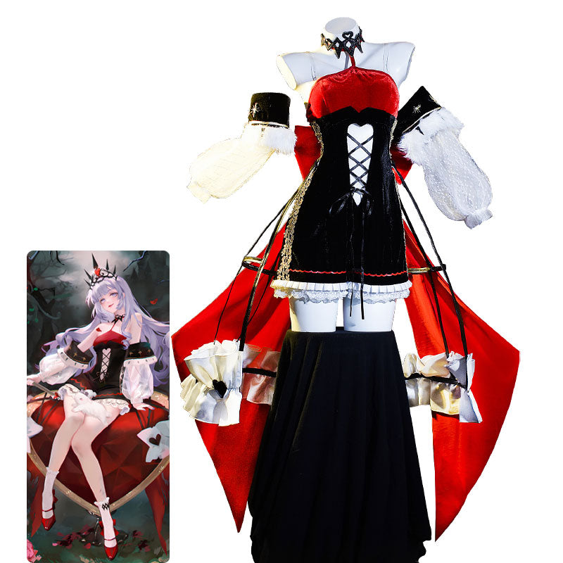 Game Path to Nowhere Queen Of Heart Hella Cosplay Costumes