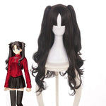 FGO Fate Grand Order Babylonia Ishtar 80cm Long Straight Double Ponytail Black Cosplay Wig - Cosplay Clans