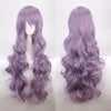 Women Wavy Sweet 80cm Long Purple and Blue Lolita Fashion Wigs with Bangs - Cosplay Clans