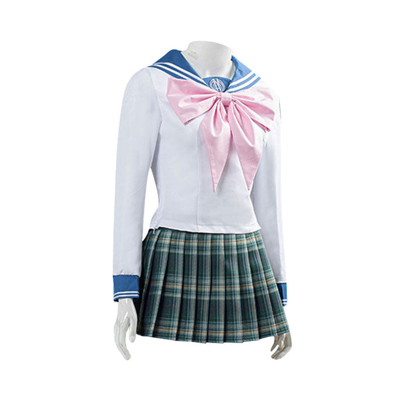 Danganronpa: Trigger Happy Havoc Art Gallery Sayaka Maizono Full Set Cosplay Costumes - Cosplay Clans