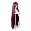 FGO Fate Grand Order Lancer Scathach Dark Purple 110cm Long Stright Cosplay Wigs - Cosplay Clans