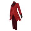 Hazbin Hotel Alastor Red Uniform Outfit Full Set Halloween Cosplay Costumes - Cosplay Clans