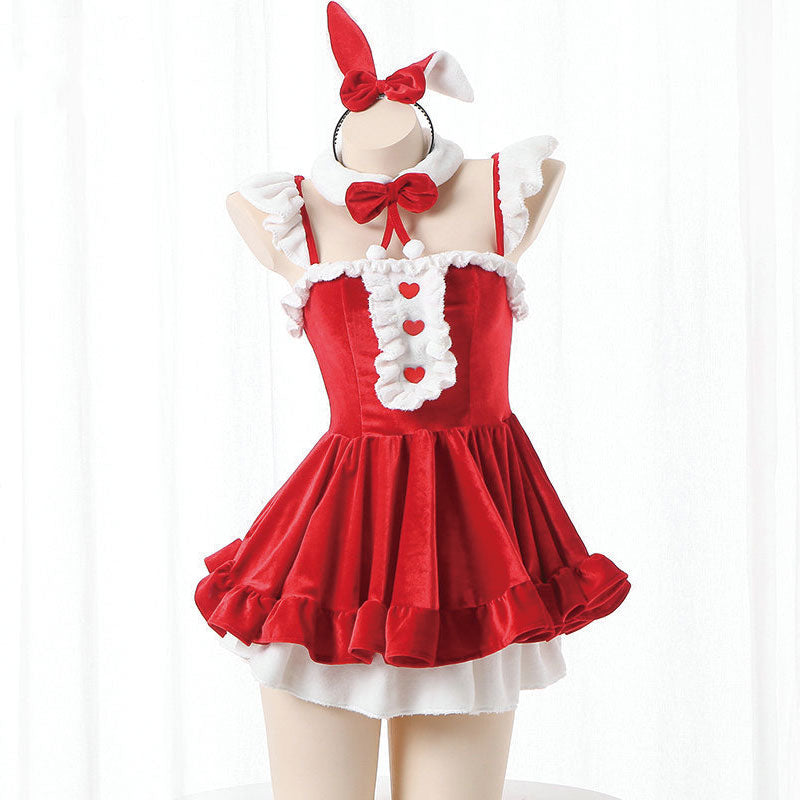 2022 New Year's Christmas Costume Girl Lolita Bunny Girl Uniform Cosplay Costume