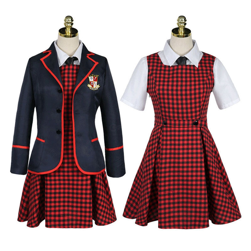 TV The Umbrella Academy Female JK School Uniform Cosplay Costumes - Cosplay Clans