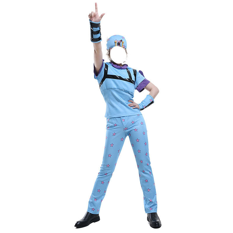 Anime JoJo's Bizarre Adventure Johnny Joestar Cosplay Costumes