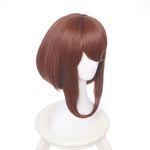 Anime My Hero Academia Ochaco Uraraka Short Brown Cosplay Wigs - Cosplay Clans