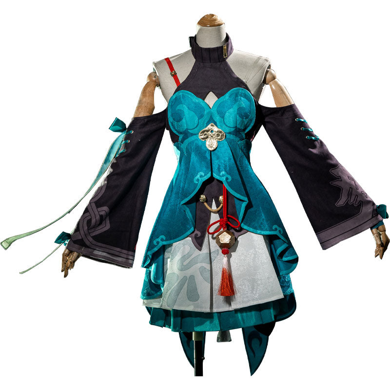 Game Honkai: Star Rail Qingque Cosplay Costumes