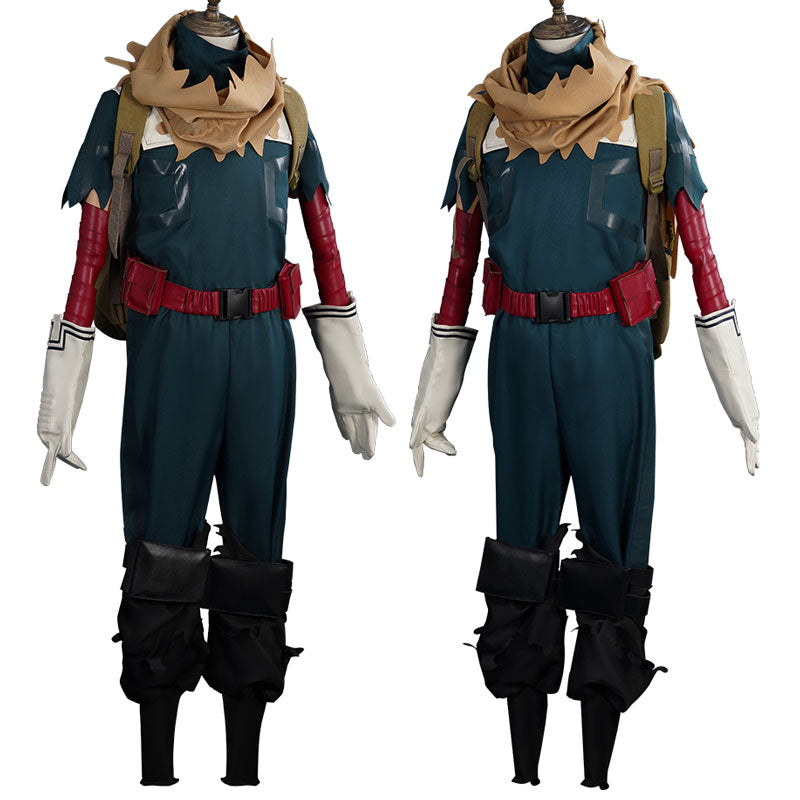 Anime My Hero Academia Izuku Midoriya Deku  Darkgreen Cosplay Costume