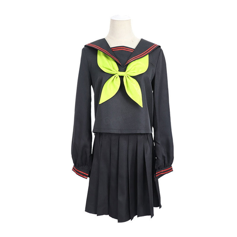 Anime Demon Slayer Kimetsu no Yaiba Nezuko Kamado Makomo School Uniform Cosplay Costumes - Cosplay Clans