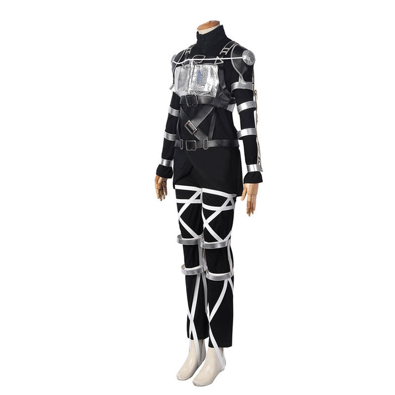 Attack on Titan 4 The Final Season Rivaille Superhero Outfit Shingeki no Kyojin Team Armour Uniform Halloween Cosplay Costumes - Cosplay Clans