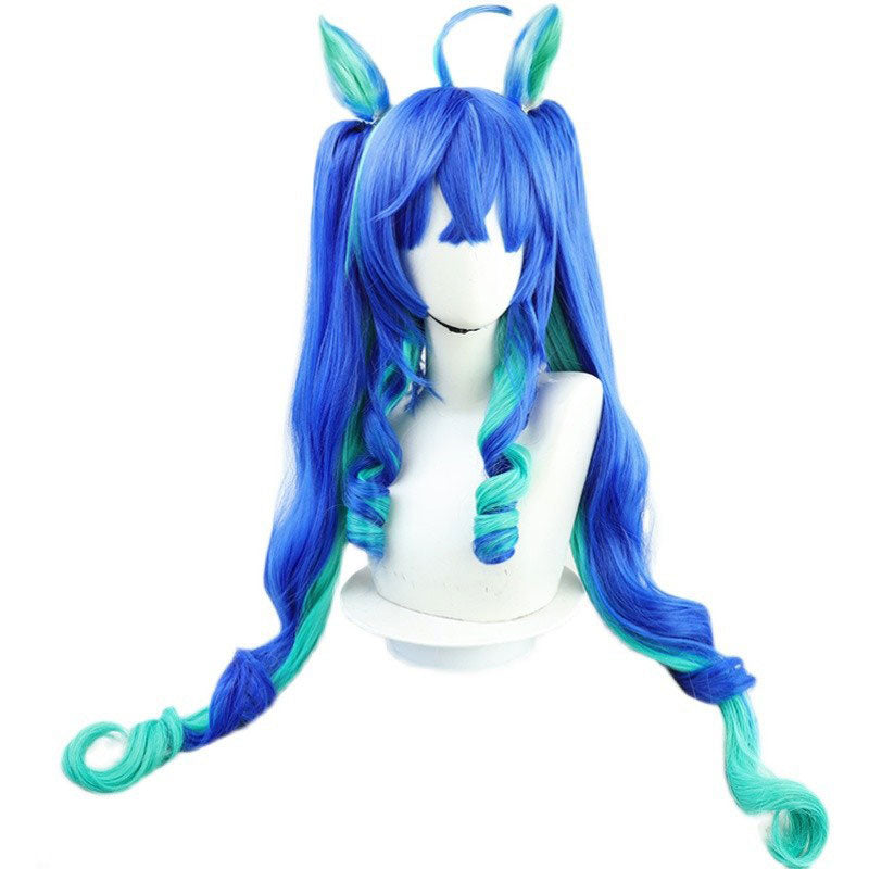 Uma Musume Pretty Derby Twin Turbo Cosplay Wig With Ear Props