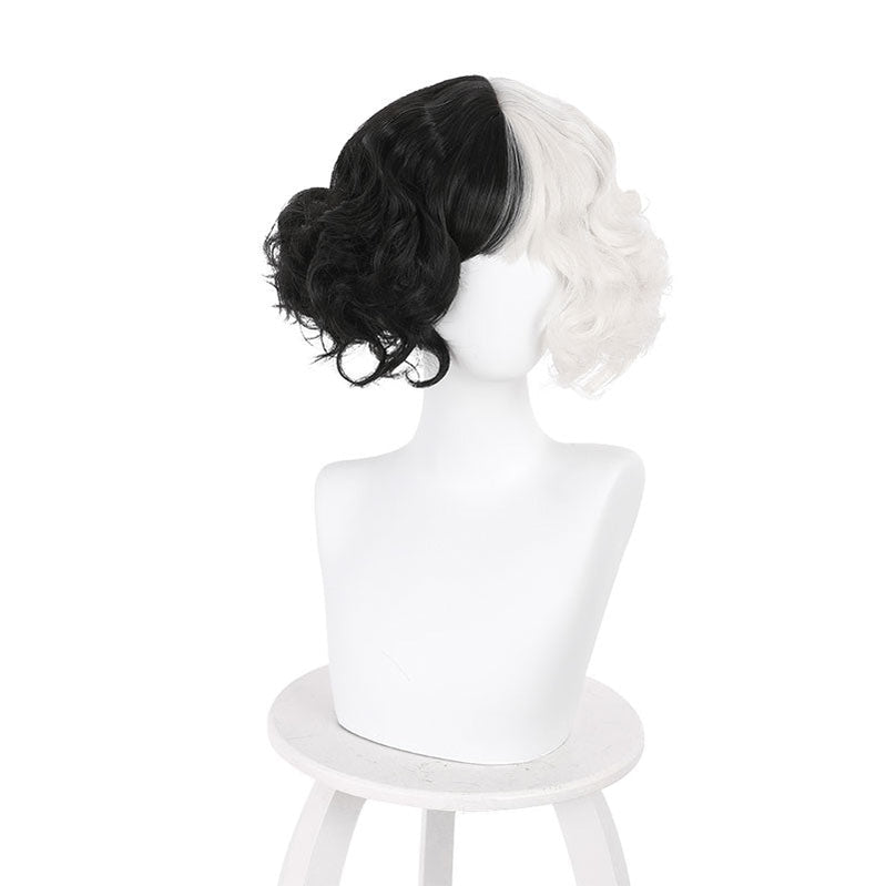 Cruella De Vil  Cosplay Wigs