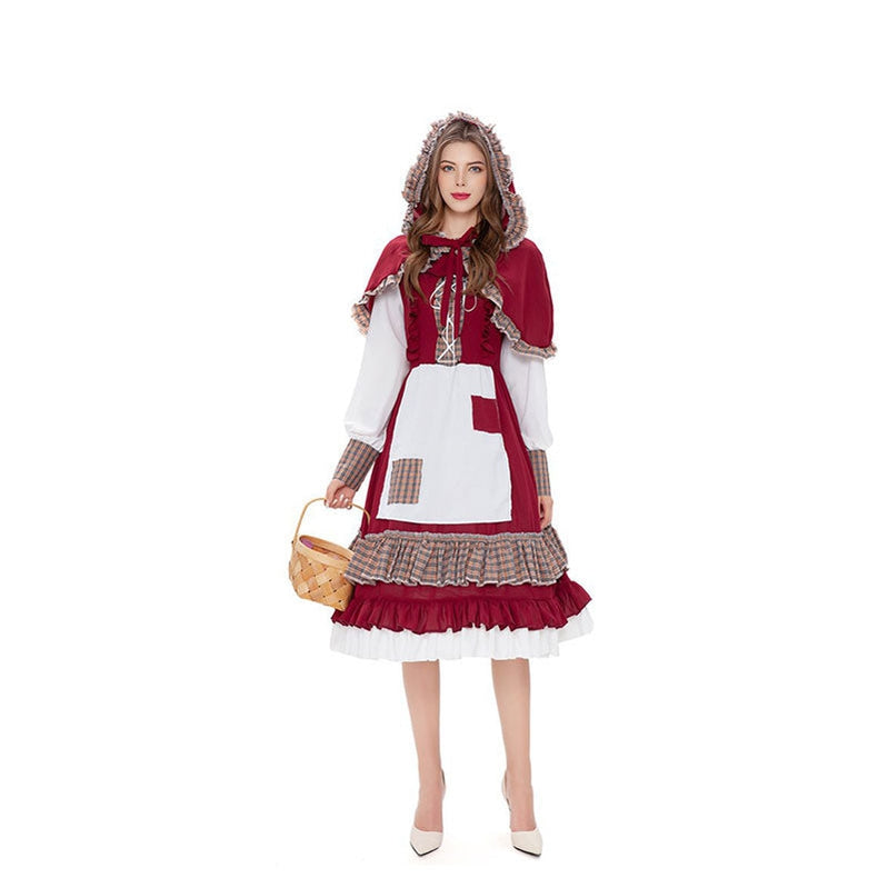 Red Riding Hood Christmas Dress Costume - Cosplay Clans