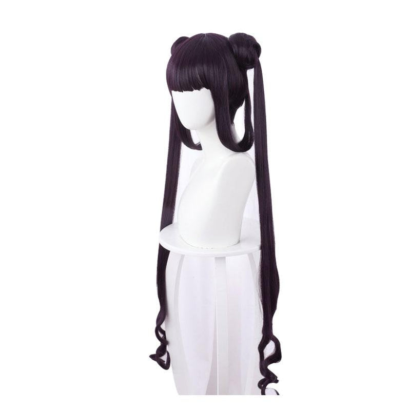 FGO Fate/Grand Order The Imperial Concubine Yang Yang Gui Fei Dark Purple Ponytail Cosplay Wig - Cosplay Clans