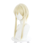 Game Genshin Impact Traveler Lumine Blonde Ponytail Cosplay Wigs - Cosplay Clans