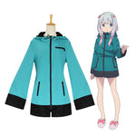 Anime Eromanga Sensei Sagiri Izumi Dark Green Coat Cosplay Costume - Cosplay Clans