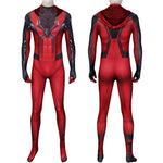 Spider-Man PS5 Crimson Cowl Suit Cosplay Costume