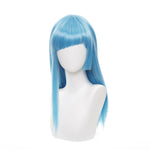 Anime Jujutsu Kaisen Kasumi Miwa Long Blue Cosplay Wigs