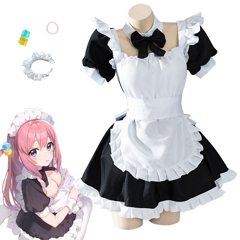 Shop Bocchi the Rock! Hitori Gotou Maid Cosplay Costumes