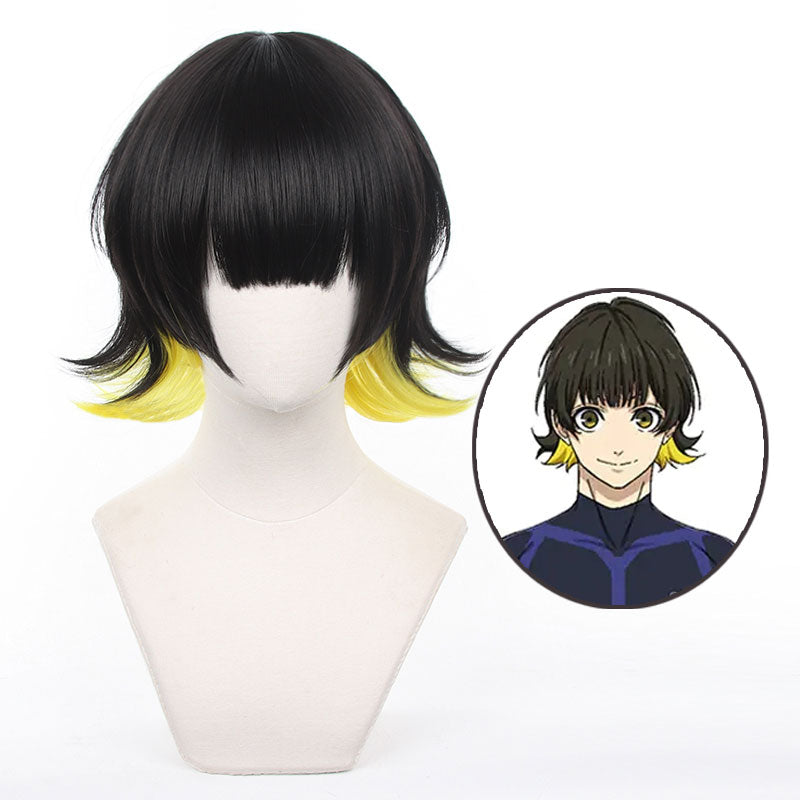 Anime Blue Lock Meguru Bachira Halloween cosplay wig