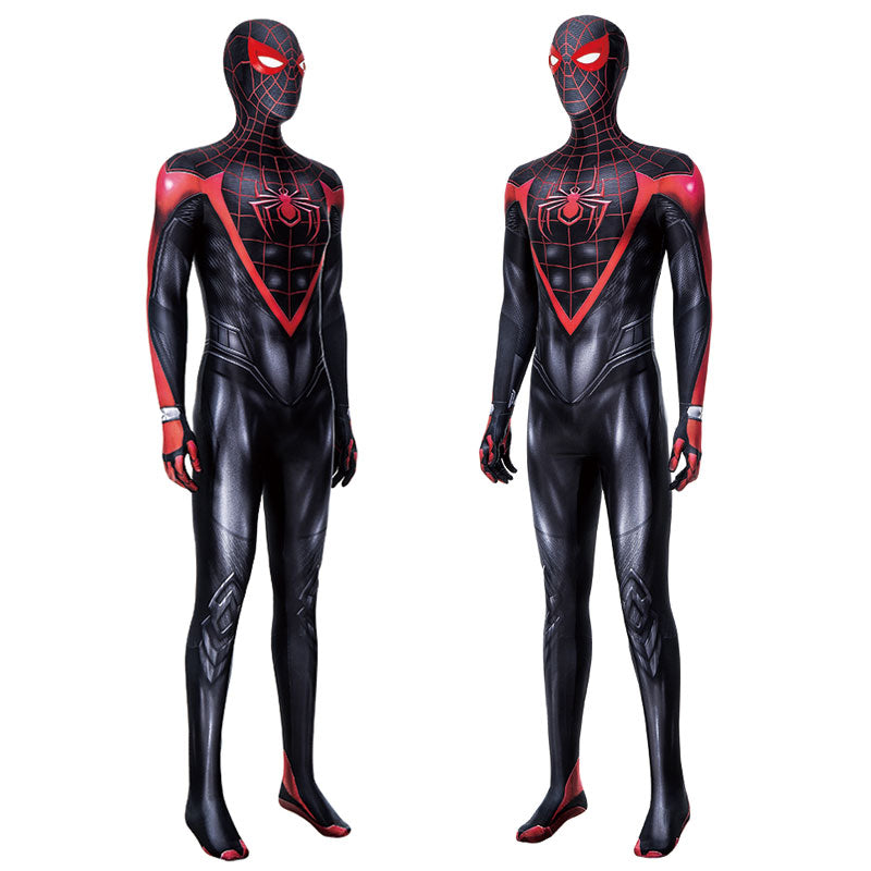 Marvel Spider-Man 2 PS5 Miles Morales Jumpsuit Cosplay Costumes 