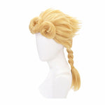 Anime JoJo's Bizarre Adventure Golden Wind Giorno Giovanna Long Blond Cosplay Wigs - Cosplay Clans