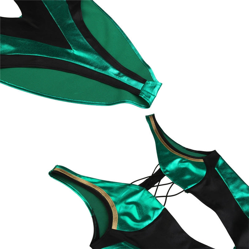 Game Mortal Kombat Jade Outfits Cosplay Costume - Cosplay Clans