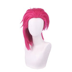 Game LOL Arcane Childhood Vi Short Red Cosplay Wigs