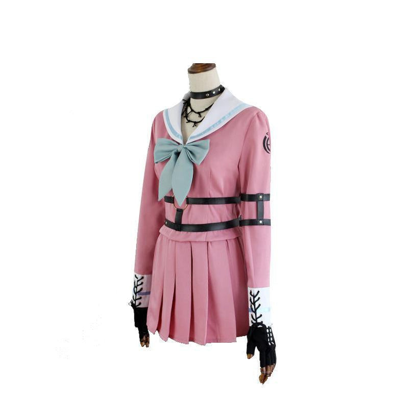 Anime Danganronpa V3: Killing Harmony Iruma Miu Cosplay Costume Halloween Party Suit - Cosplay Clans