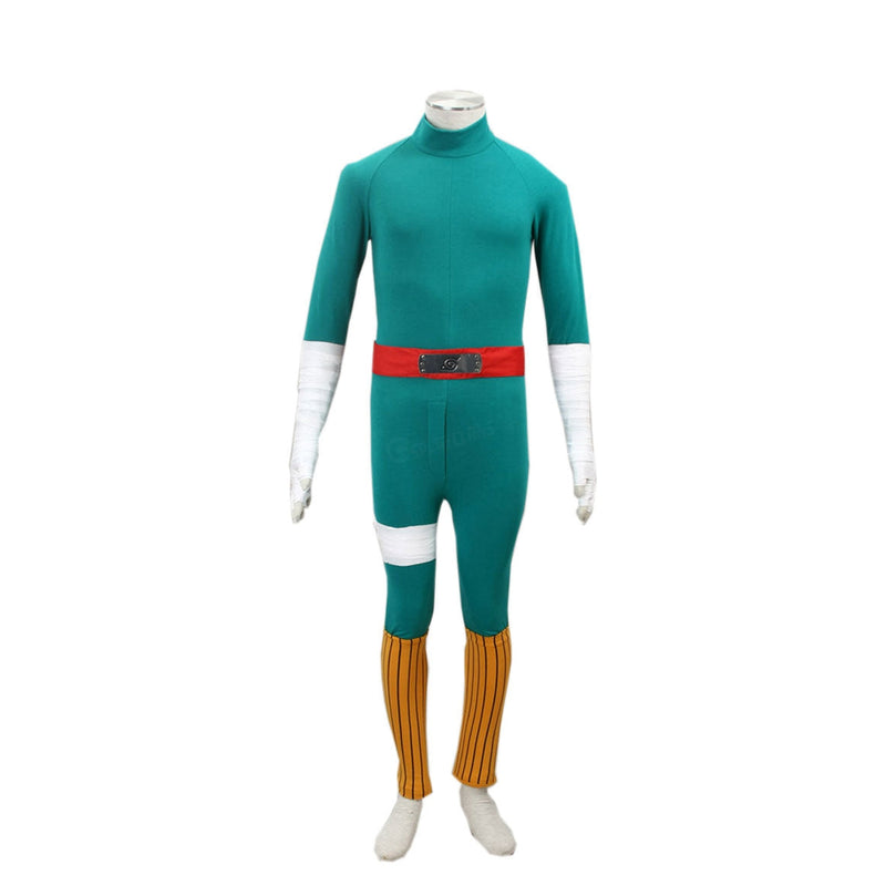 Anime Naruto Rock Lee Ninja Set Cosplay Costume Halloween - Cosplay Clans