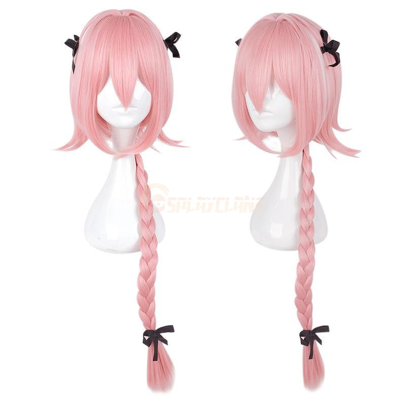 FGO Fate/Grand Order Astolfo Sailor Pink Long braid Cosplay Wigs - Cosplay Clans