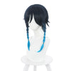 Game Genshin Impact Venti Gradient Blue Braided Cosplay Wig - Cosplay Clans